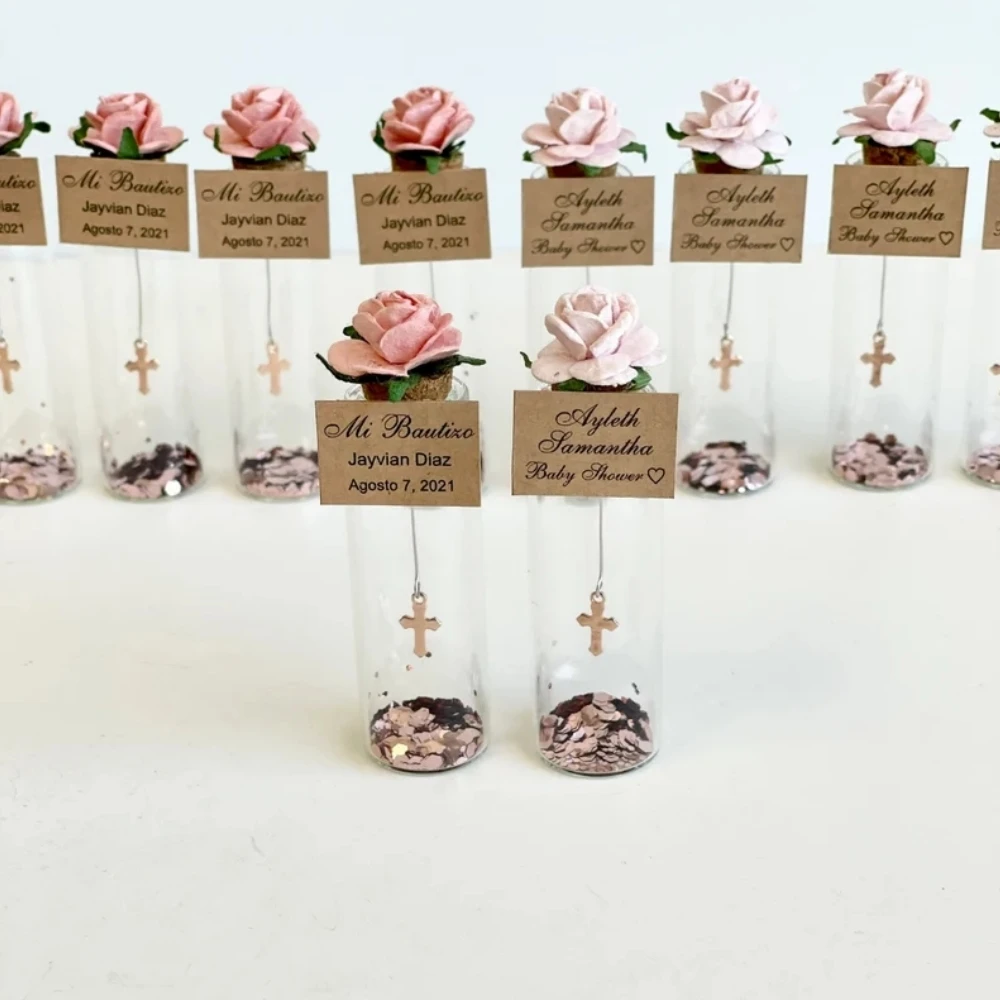 Custom Cross Party Favors, Baptism Gift, Christening Favors, First Communion Favors, 5 Pcs