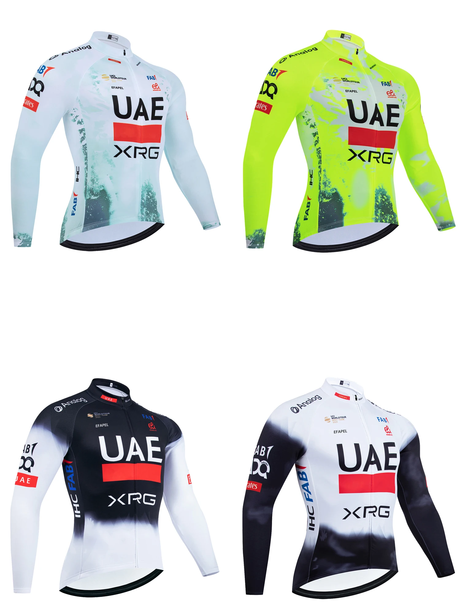 AliExpress EFAPEL New  Winter 2026 Cycling Jersey UAE Team Bike Maillot Jacket Quick dry Ropa Ciclismo  Summer Pro Bicycle Jersey Clothing