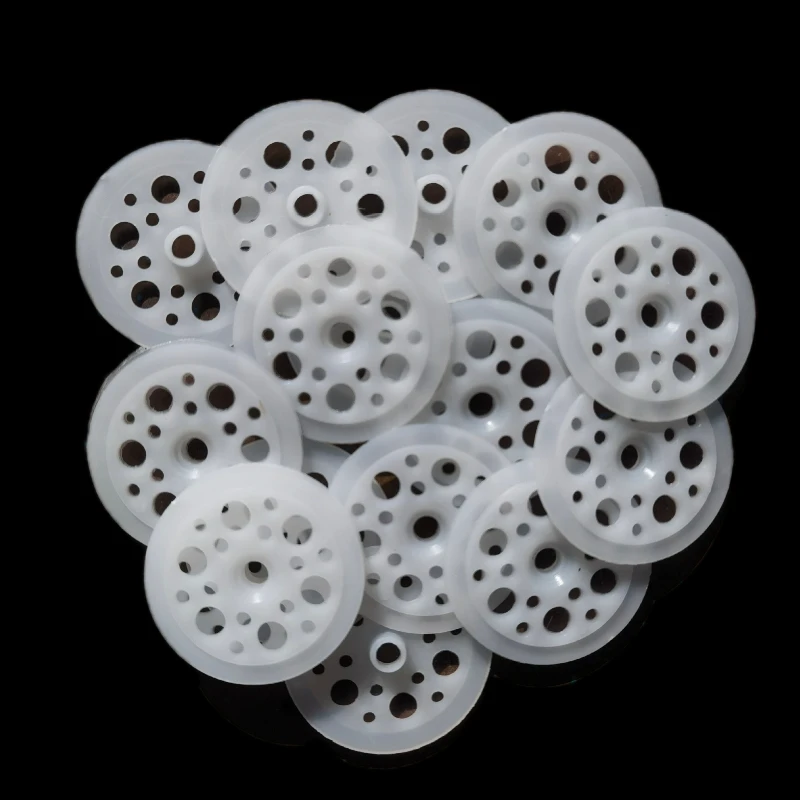 10/30/50pcs 45mm Plastic Flat Washers Load Spreading Polypropylene Washer Foam Board Washers for Screws Fixing Insulation Panels