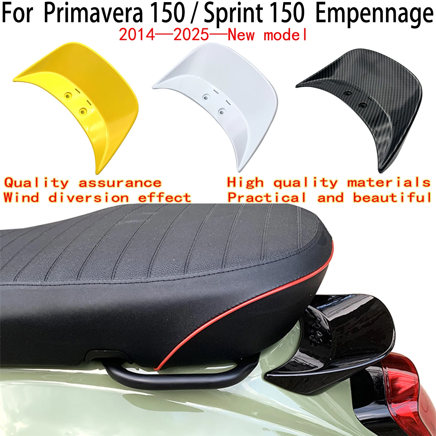 

Заднее крыло для Sprint 150 Empennage Primavera 150 Diversion 2014-2025 Sprint 150, задний спойлер, новая модель GTS 300 GTV 300