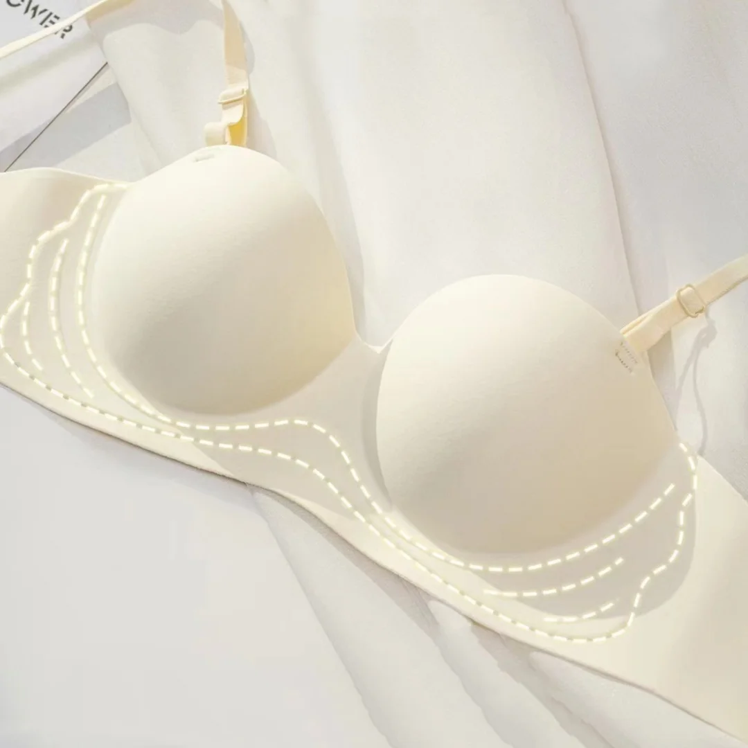 2 قطعة/المجموعة حمالات الصدر سلس للنساء الصدر الصغير 1/2 كوب الصدرية غير سلك الصدرية لامعة الملابس الداخلية مثير الملابس الداخلية الإناث العشير #4