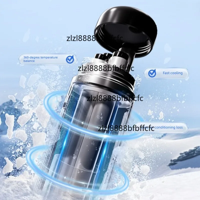 Suitable for intelligent temperature controlled cooling cup, rechargeable dual-mode cooling and heating mini storage box