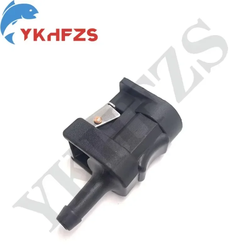 6Y1-24305 Fuel Line Connector for Yamaha 6mm 6-90 HP Outboard Motor 6Y1-24305-06 6Y1-24305-04-00 6YL-24305-00-00