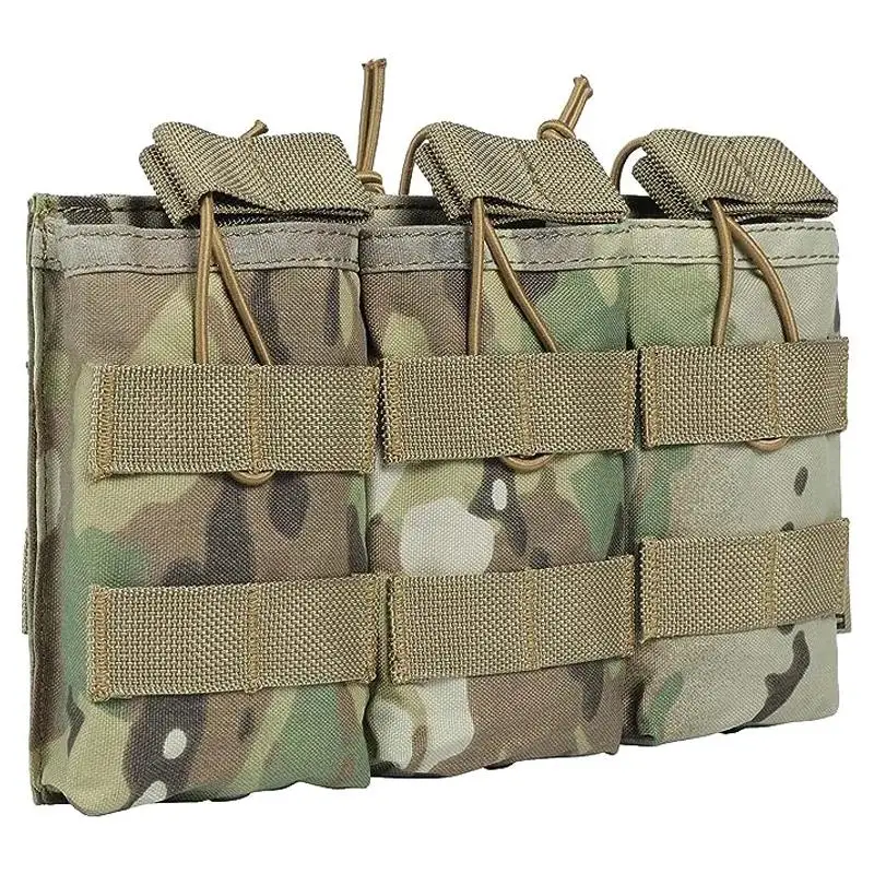 ONETIGRIS Tactical Magazine Pouch MOLLE Triple Mag Pouches for M4 M16 Pmag .223REM Stanag Lancer L5 FAB Ultimag Hexmag HX, DD07