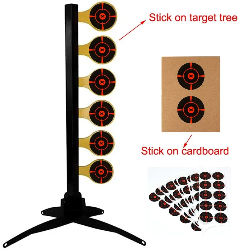 50/100Pcs Splash target paper 1inch Adhesive Shooting Sticker Targets Splatter Splash Amp Shooting Reactive Practice Training