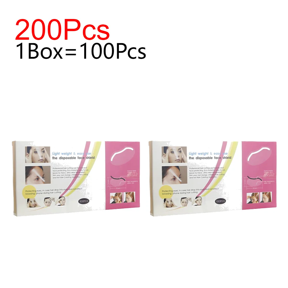 300pcs Transparent Shower Face Shields for Adults