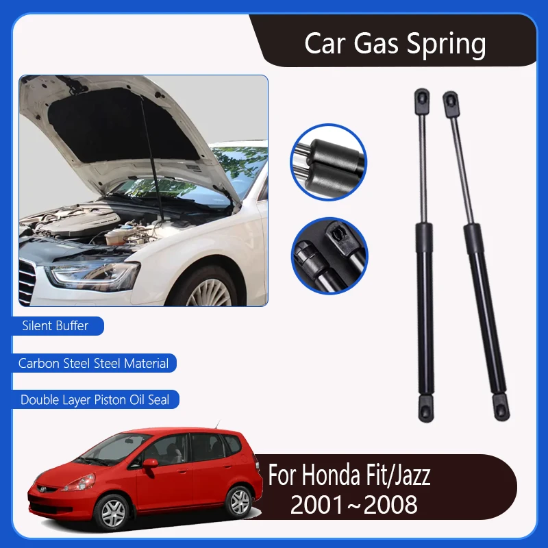 

Car Gas Hydraulic Rod For Honda Fit Jazz 2001~2008 Front Prop Rod Gas Strut Shocks damper Strut Lift Supporters Auto Accessories