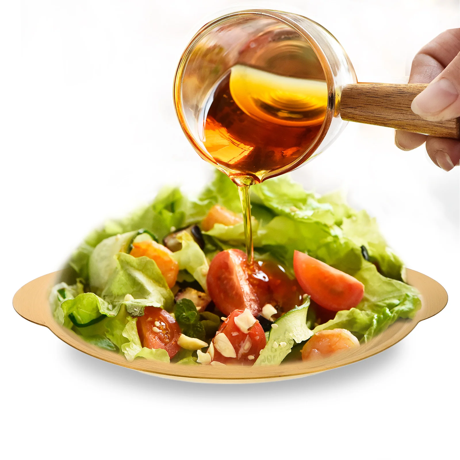 

3Pcs Stainless Steel Round Plates Golden Accents Versatile Use for Snacks Desserts Fruits Easy Clean Modern Dining Decor