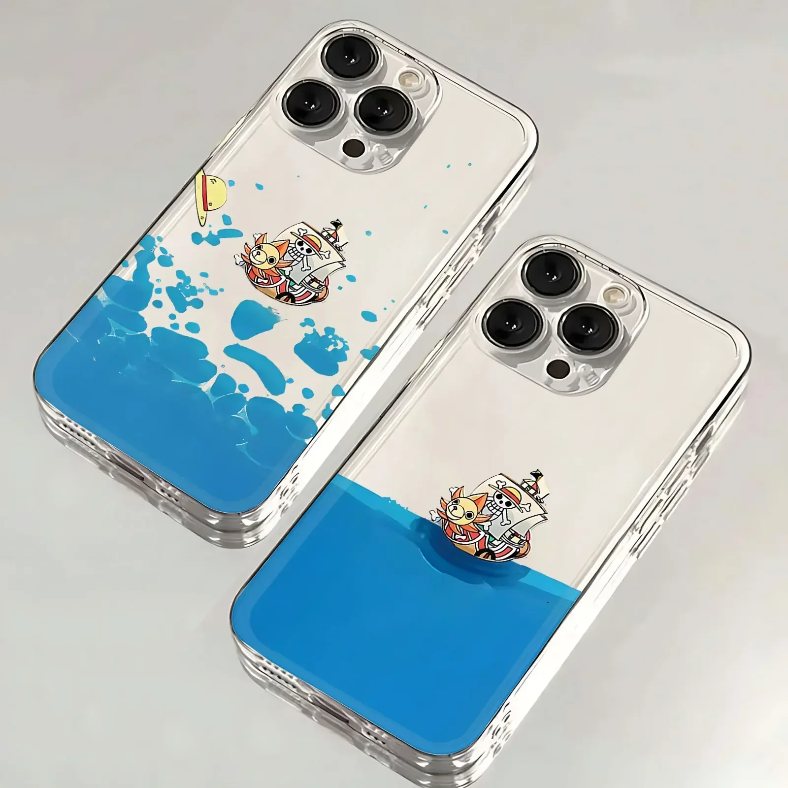 Sailing Ship O-One P-Phone Case For iPhone 16 15 14 13 12 11 Mini Pro Max X XR XSMax 6S 6 7 8 Plus SE20 Transparent Cover