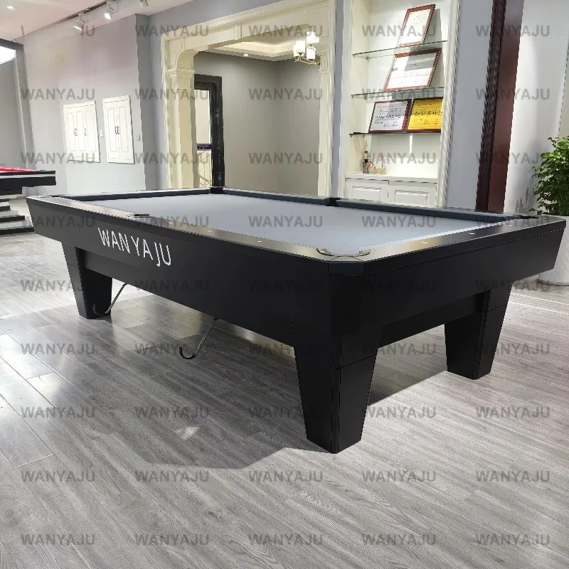 

Airo Factory Wholesale Superior Billiard Table Black 8 Foot 9FT Pool Table Billiard
