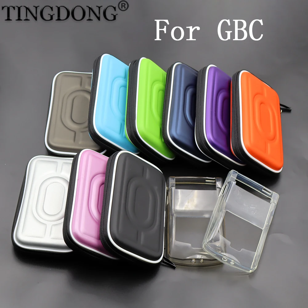 

Чехол из ЭВА, дорожная защитная сумка, подходит для Gameboy GBC, чехол для переноски, сумка для хранения GBC, силиконовый мягкий кристаллический корпус