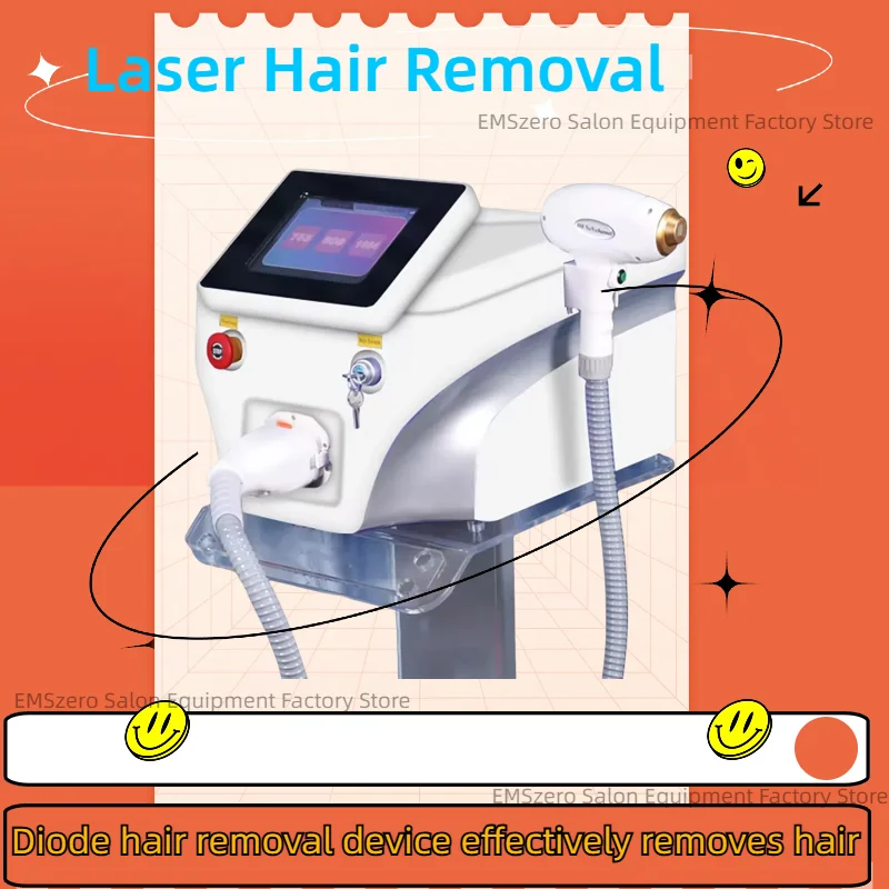 

New diode hair removal beauty instrument painless permanent hair removal three-wavelength machine 3000W photon rejuvenation