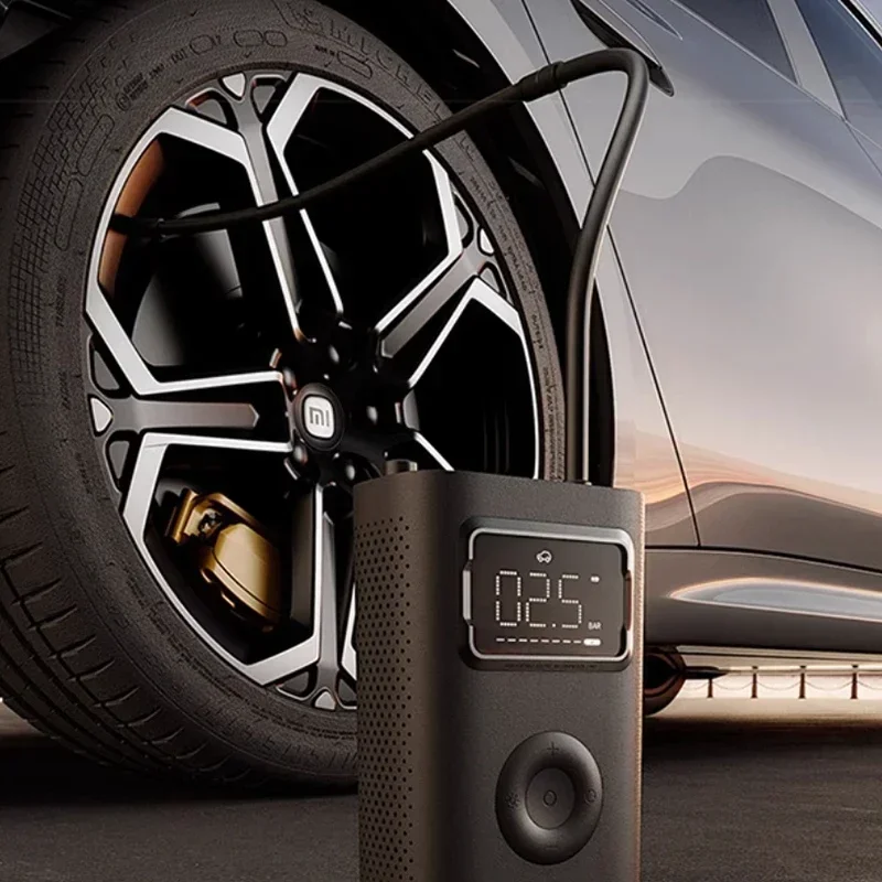 Xiaomi Mijia bomba de aire 2 Pro Speed Boost Mini compresor de aire eléctrico portátil Treasure 150PSI tipo C LED inflador multiherramienta