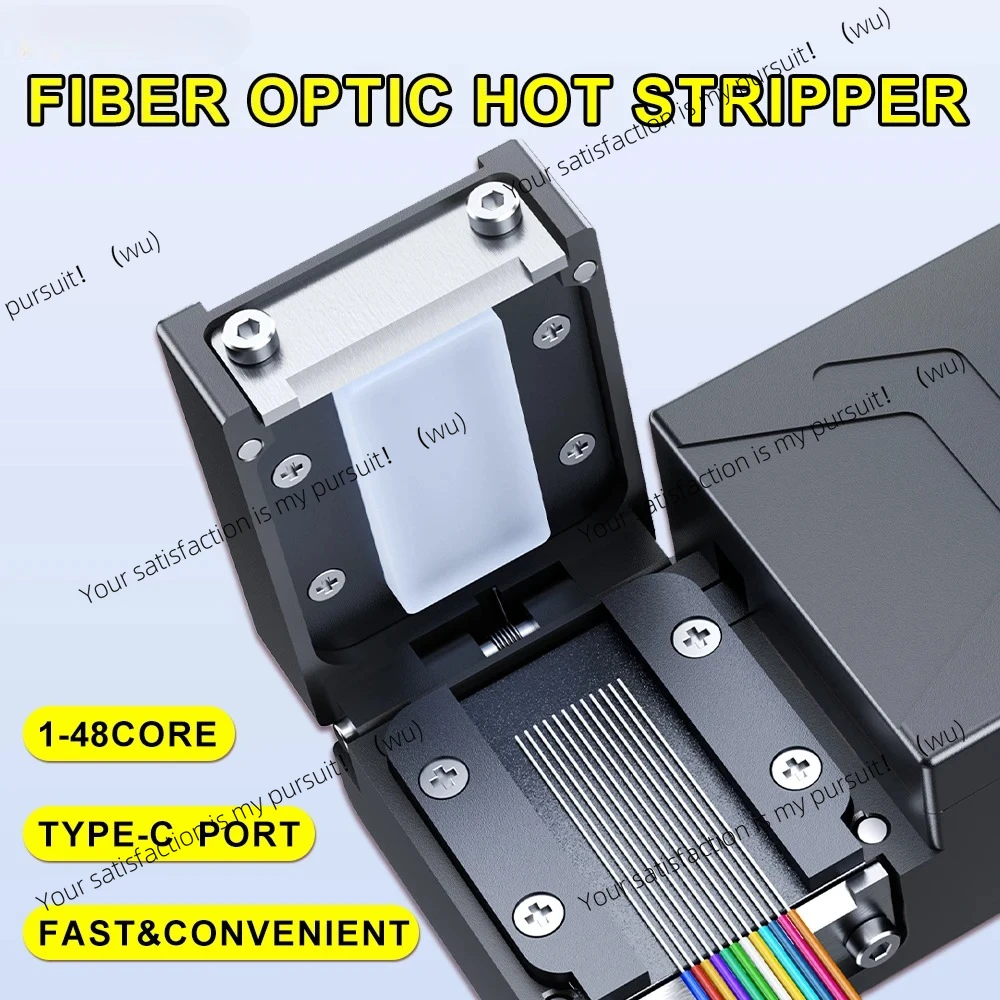 

Fiber Thermal Stripper 2500mAh Stripping of ribbon Fiber Optic Cable Fusion Tool Fiber Hot Stripper