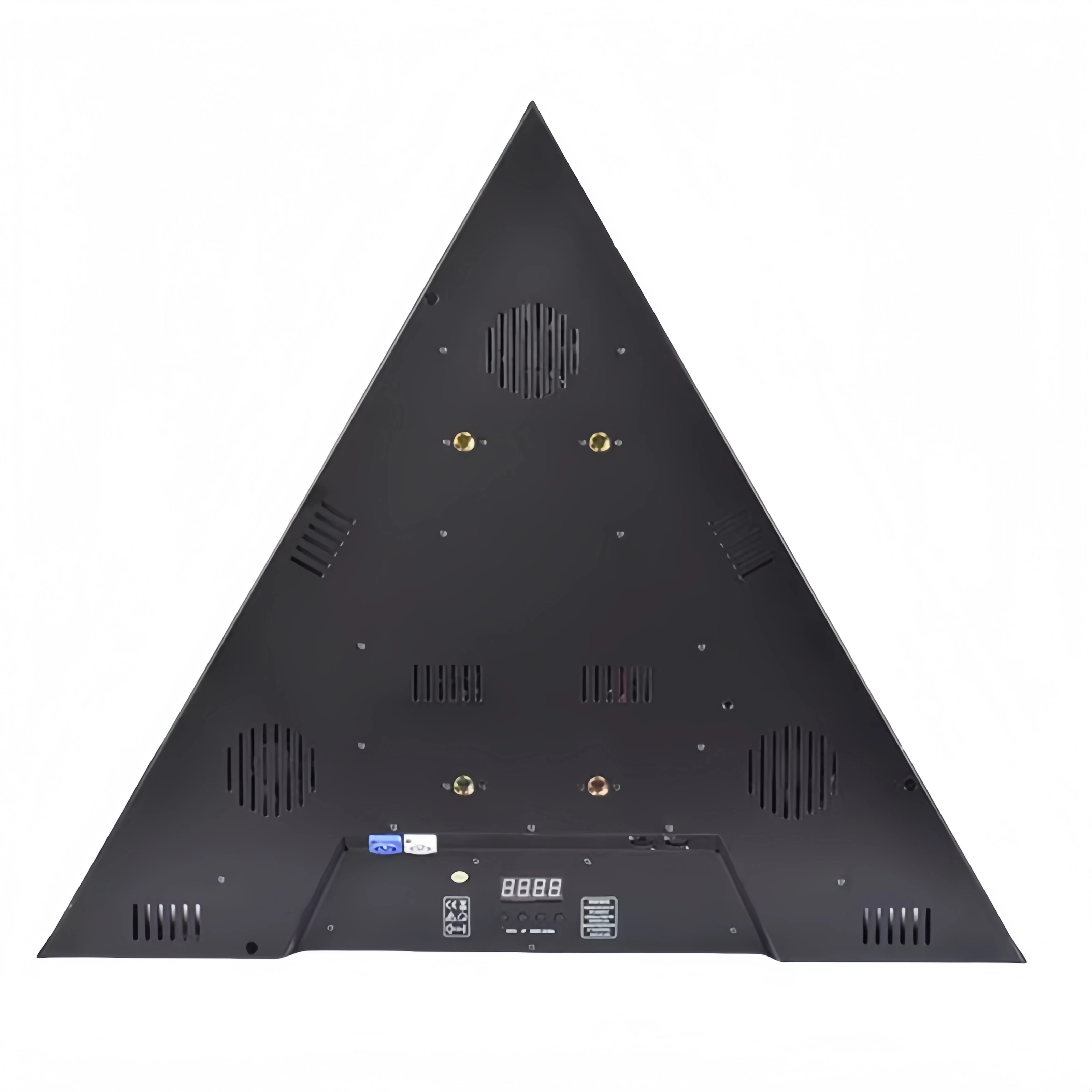 LED triangular matrix background lights for bars, discos, weddings, stage performances, race track dot matrix effect lights