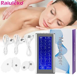 24Mode TENS Unit Dual Output Electric Body Massager EMS Muscle Stimulator Ten Pulse Digital Machine Low-frequency Therapy Device