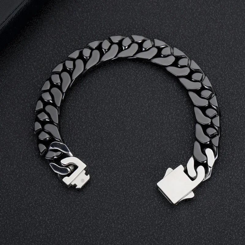 

Керамический кубинский браслет из титановой стали, модные браслеты в стиле хип-хоп, браслеты для женщин и мужчин, персонализированные винтажные роскошные ювелирные изделия