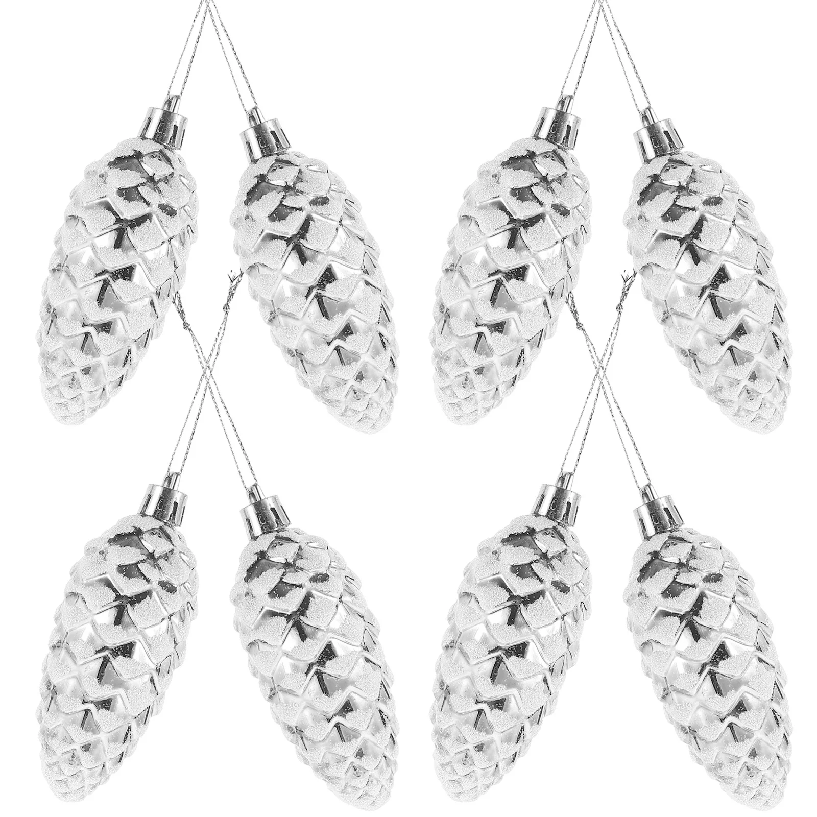 

10Pcs Pine Cones Hanging Decorations Xmas Tree Pendants Ornaments Christmas Party Hanging Decors Xmas Tree Charms