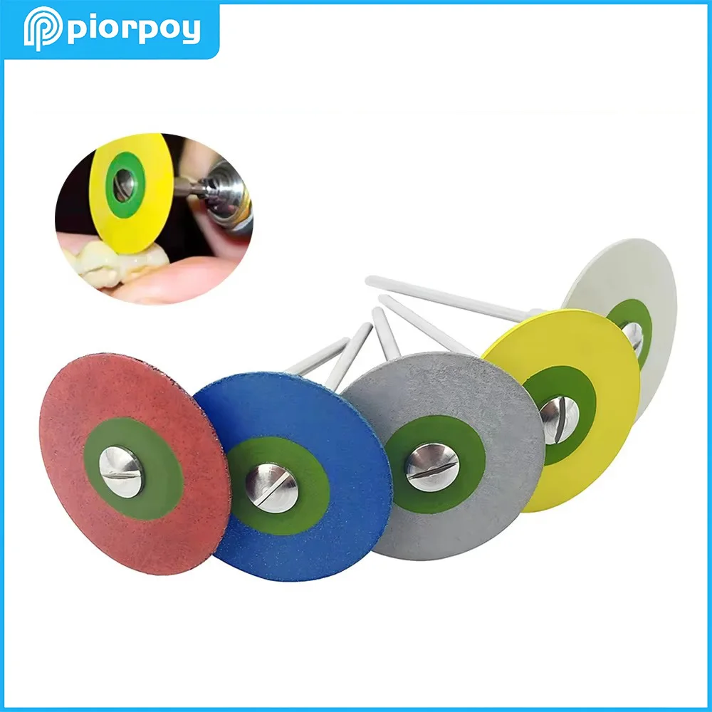 

PIORPOY Dental 26 мм резиновый алмазный полировщик колесный диск для фарфора с цирконием стоматолога HP лабораторный инструмент полировщик реставрации