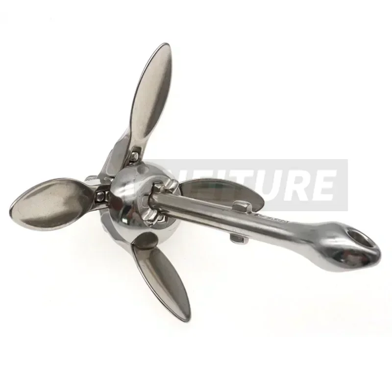 1.5 KG/0.7KG Docking Hardware Boat Folding Grapnel Anchor For Boat Marine Yacht 316 Stainless Steel Durable