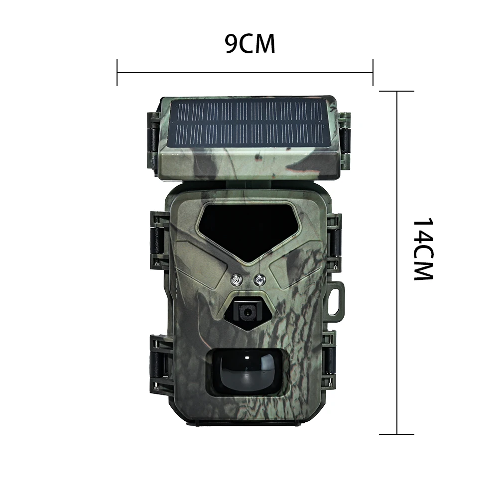 20Mp 1080P Solar Infrared Night Vision Camera, Automatic Sensing Photography, Ip65 Waterproof, Infrared Night Vision, Suitable for Observing Wildlife, Security Monitoring (Battery/Memory Card Not Included, Please Purchase Separately)