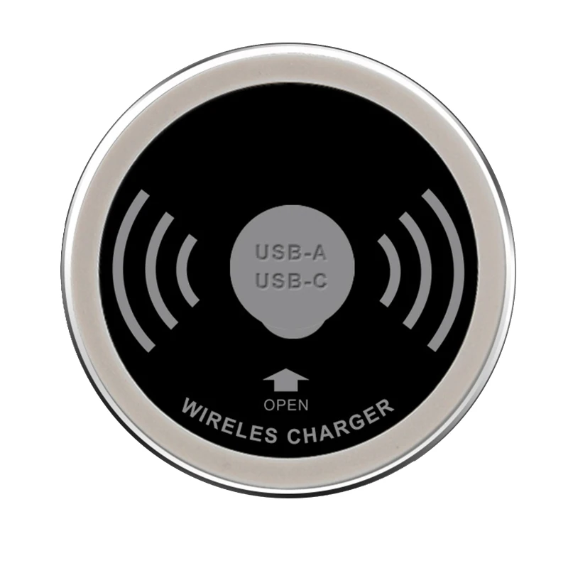 15W QC3.0 USB-A Built in Desktop Device Fast Embedded Wireless