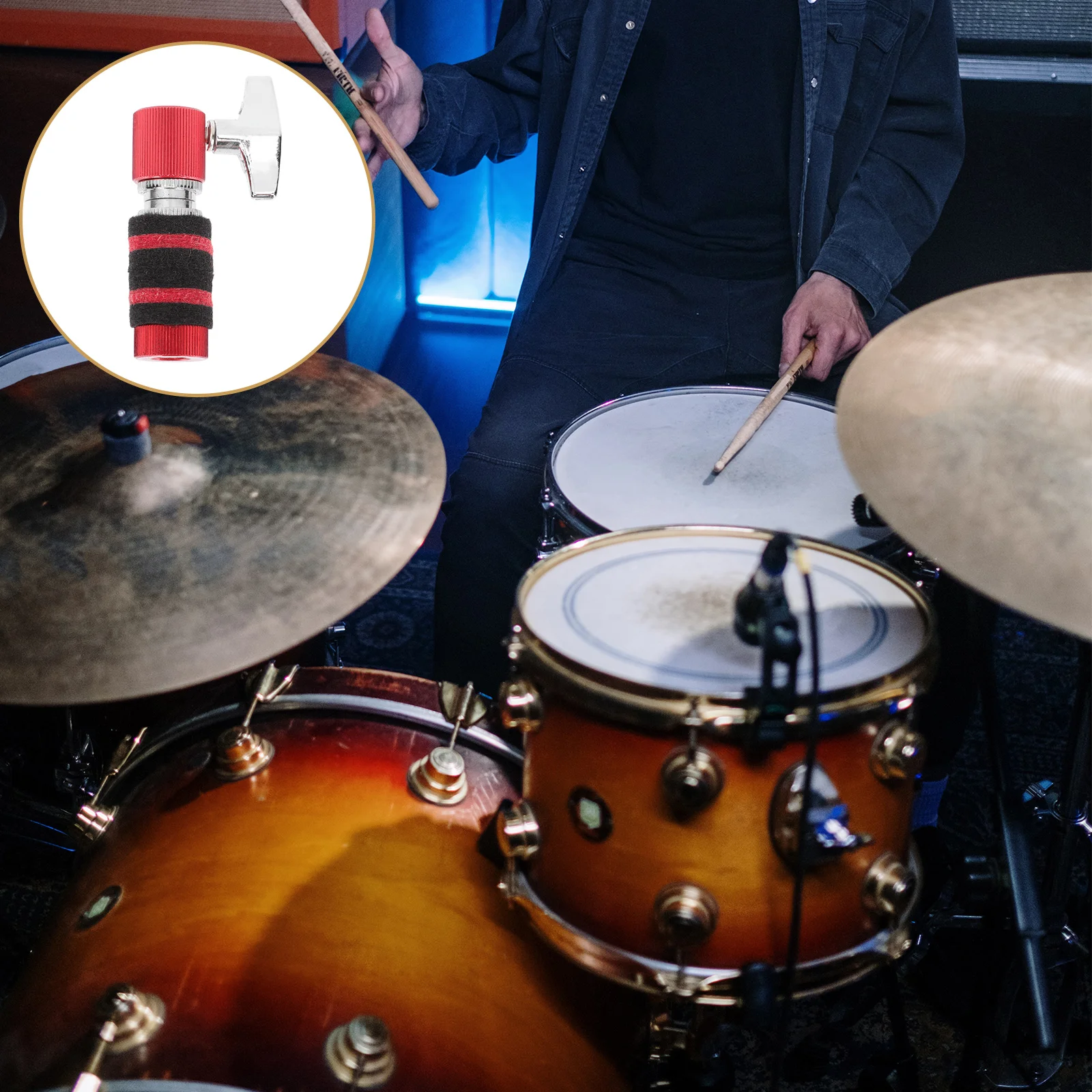 

Universal Aluminum Alloy Cymbal Hi Hat Replacement Durable Rustproof Compact Professional Drum Accessories Hi Hat