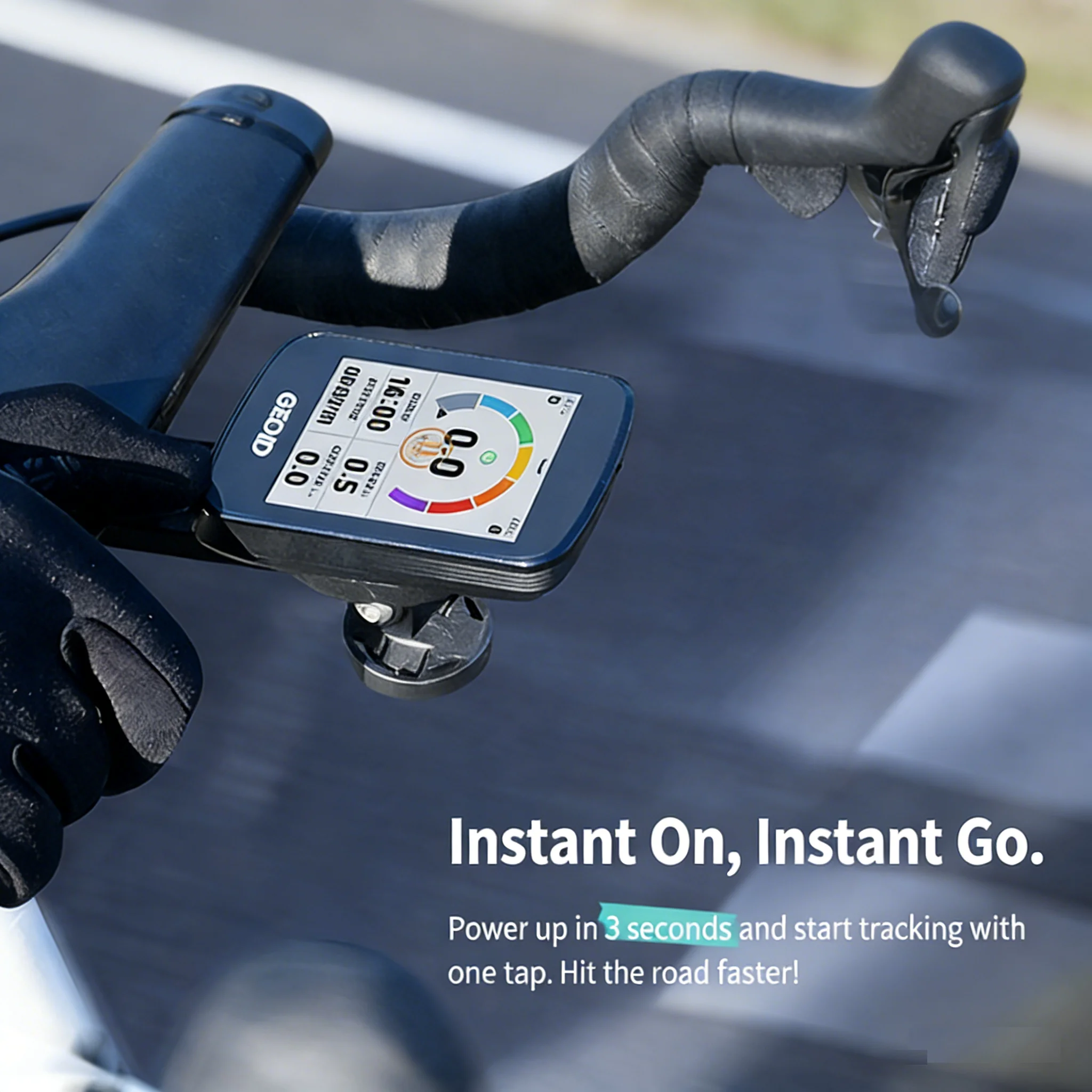 GEOID CC700 Pro Route Navigation Bicycle GPS Computer 11 Languages