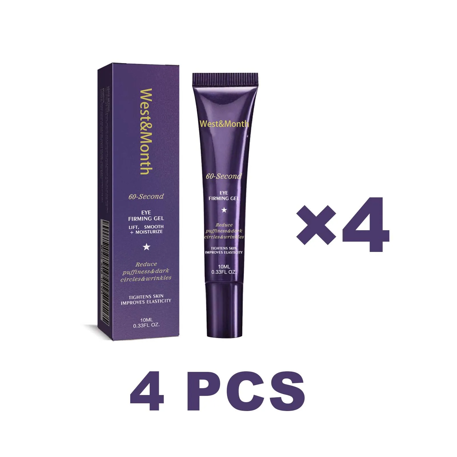 60 Second Eye Firming Gel voor donkere kringen, wallen, anti-aging, tegen rimpels, verstevigende oogcrème voor huidelasticiteit 10ml