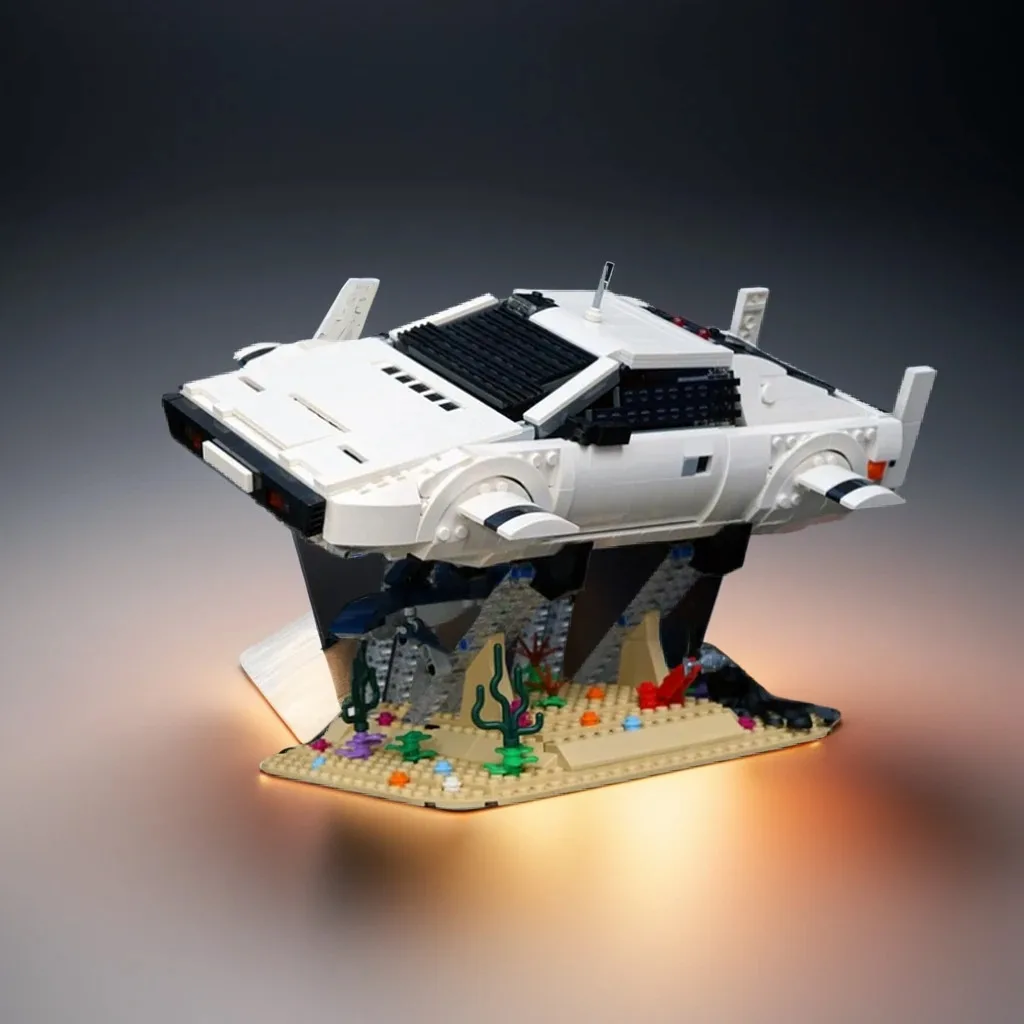 

1543 шт. MOC Jamess Bondss 1977 Lotus Esprit S1 Wet Nellie, изысканная модель «сделай сам», строительные блоки, игрушки на день рождения, подарок