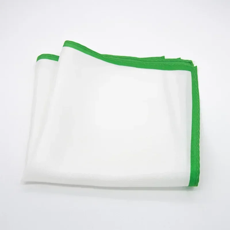 Pañuelo cuadrado de bolsillo de seda Real para hombres, traje de cuadros de flores de Color sólido, pañuelo de decoración de bolsillo, 30x30cm