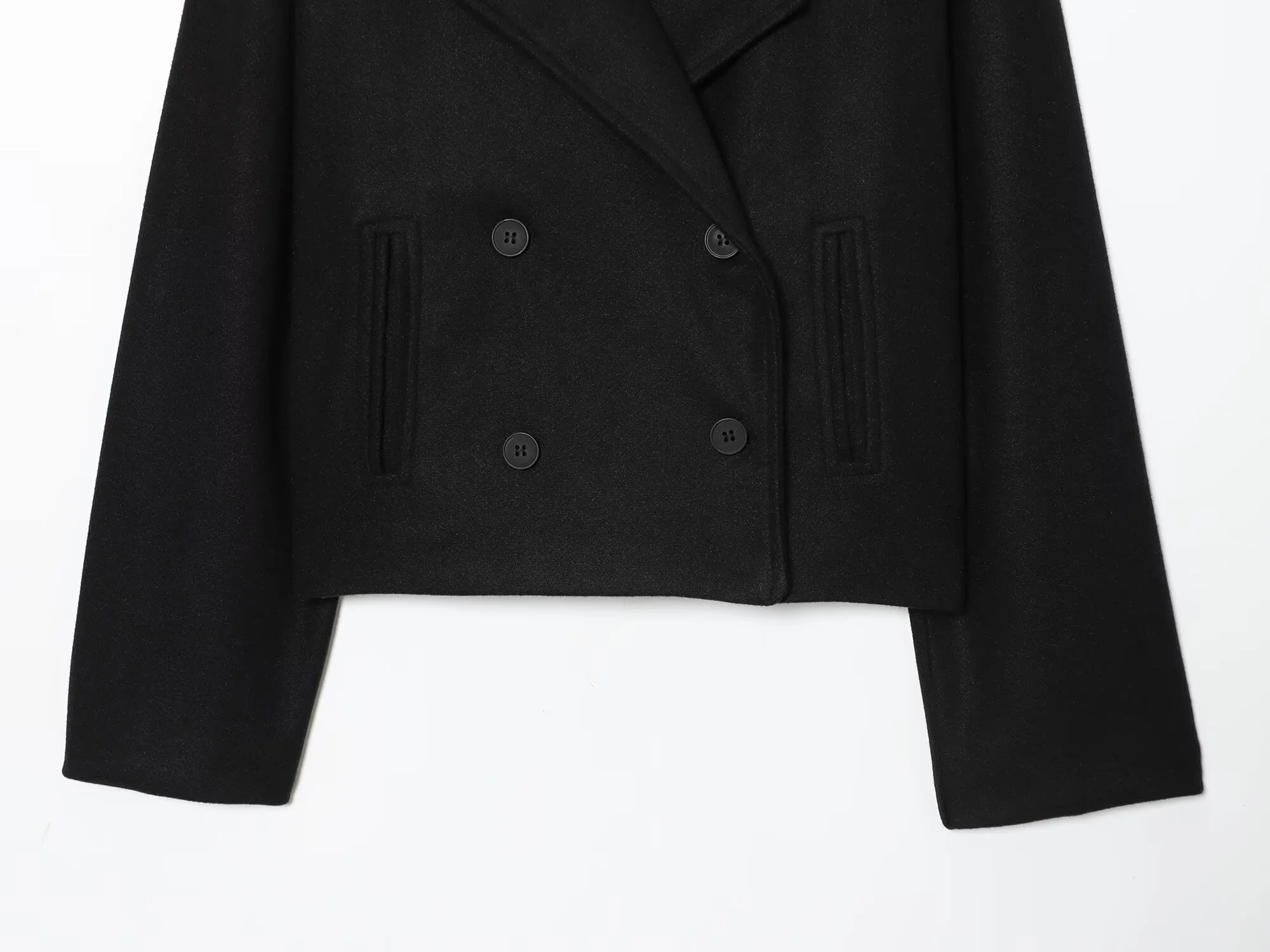 Zimní nová dámská ležérní móda pro dojíždění, jednoduchá elegantní volná všestranná dvouřadá krátká bunda 2025 - náhled 6