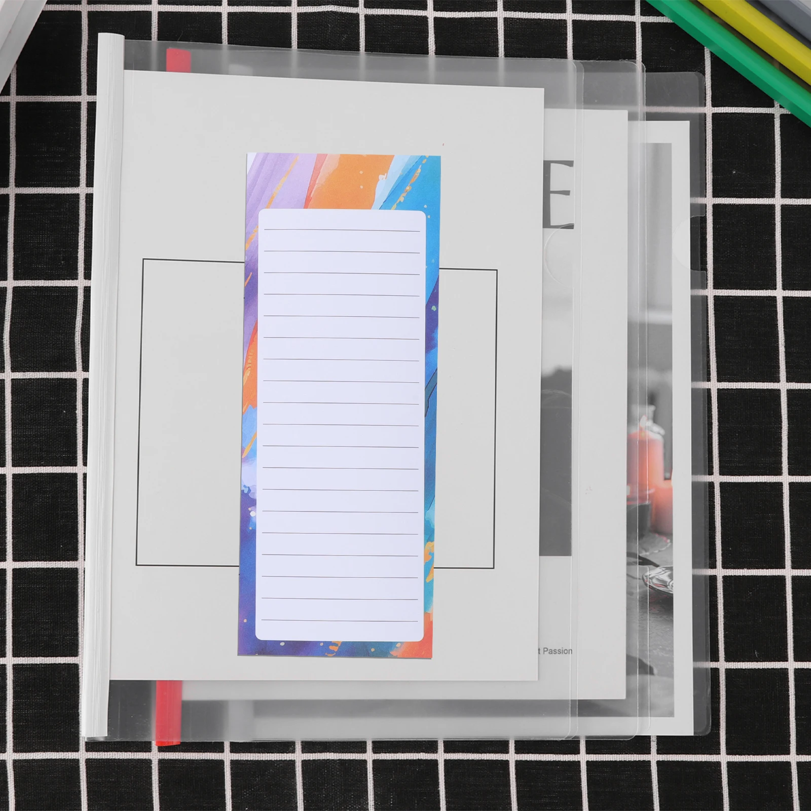 

4Pcs Multi-Function Memo Pads Daily Planner Tearable Note Pads Blank Office Use Compact Schedule Planner Multi-Function Notepad