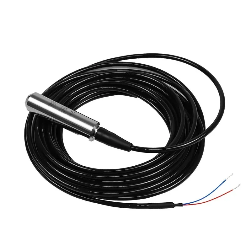 4-20mA Output Submersible Stainless Steel Probe Water Level Sensor For Deep Well 100m Depth