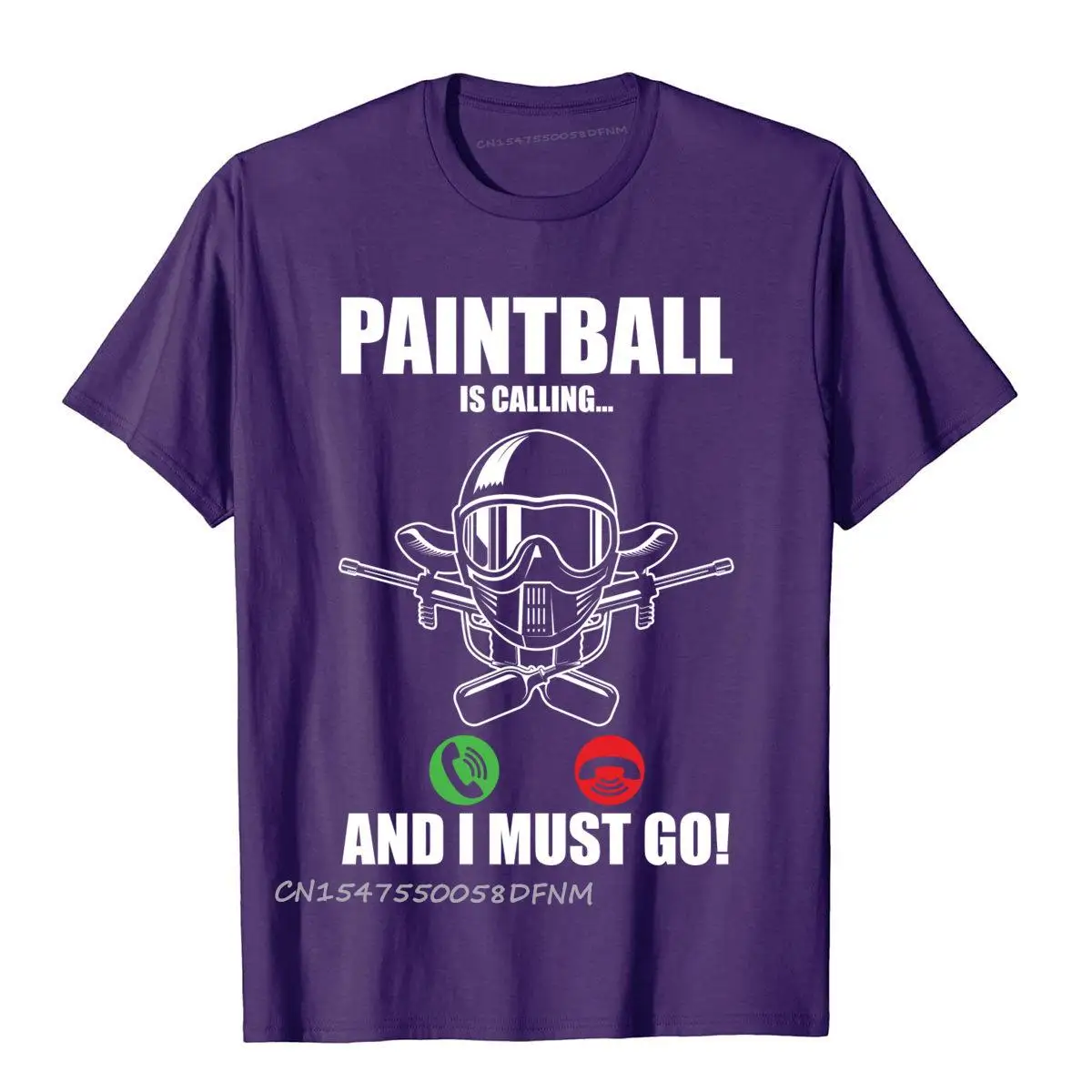 Paintball Is Calling Paintball Player T Shirt Unique Special Premium Cotton Tops Tees Crazy For Men