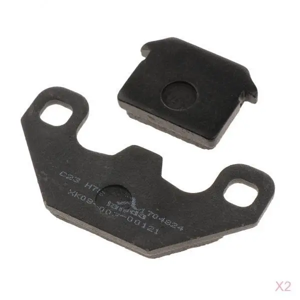 Pit Dirt Bike Brake Pads Metal Disc Brake Pad Assembly for SSR Demon 70cc 110cc 140cc Durable Replacement