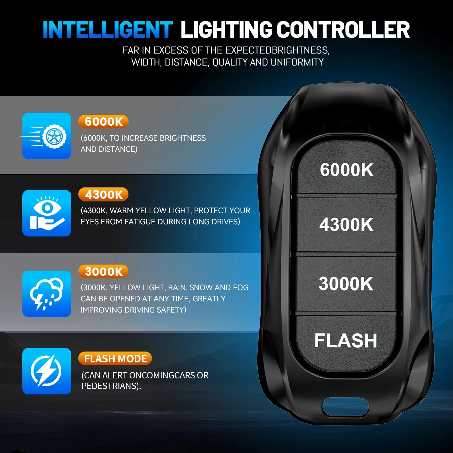 HYNBYZJ H7 LED H11 9005 HB3 9006 HB4 9012 H4 6000K... - 2