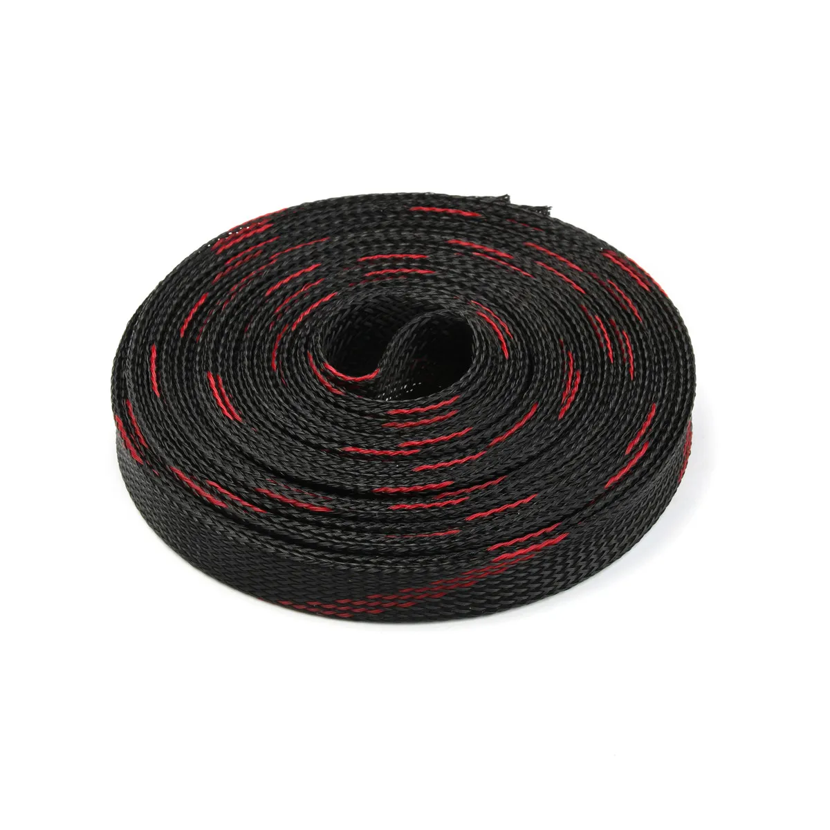 

100M Black red Braid Sleeving 2/4/6/8/10/12/15/20/25mm Tight Wire Cable Protection Expandable Cable Sleeve Wire Gland Insulated