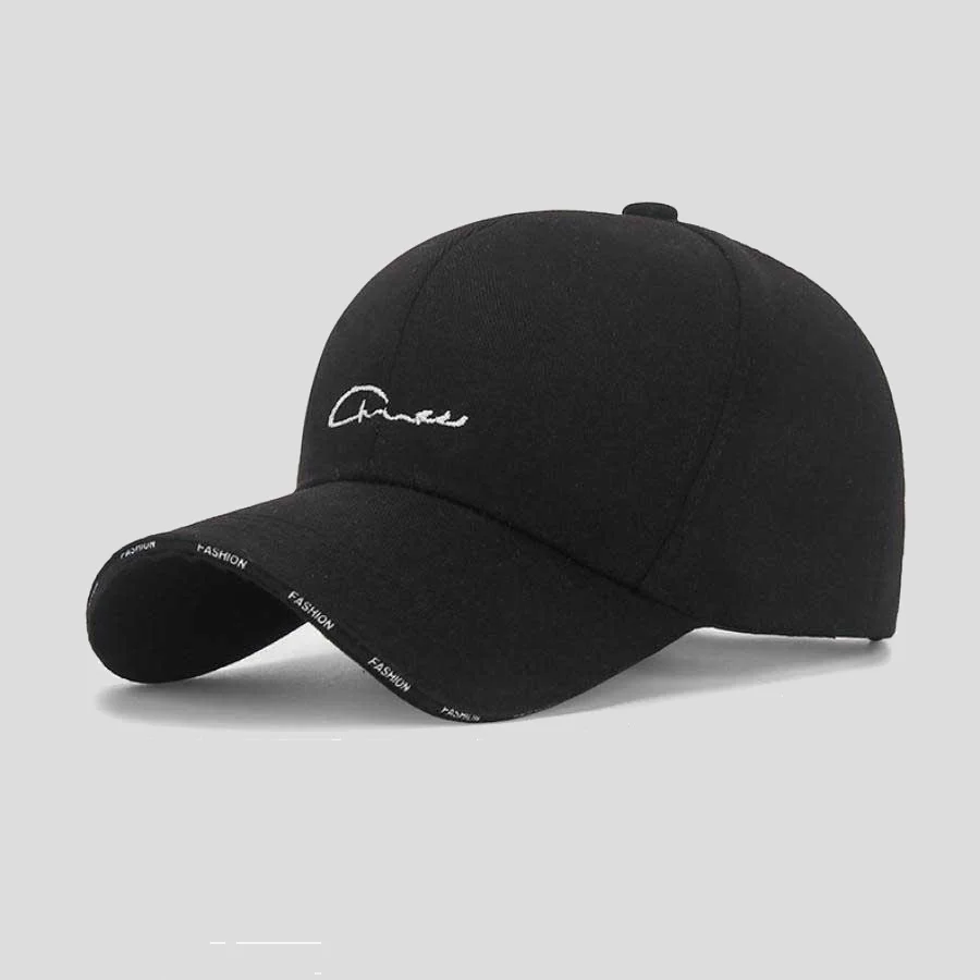 

Street Sun Hat Sandwich Embroidered Brim Solid Color Baseball Cap Outdoor Cycling Travel Dad Hat Sun Protection Daily Wear