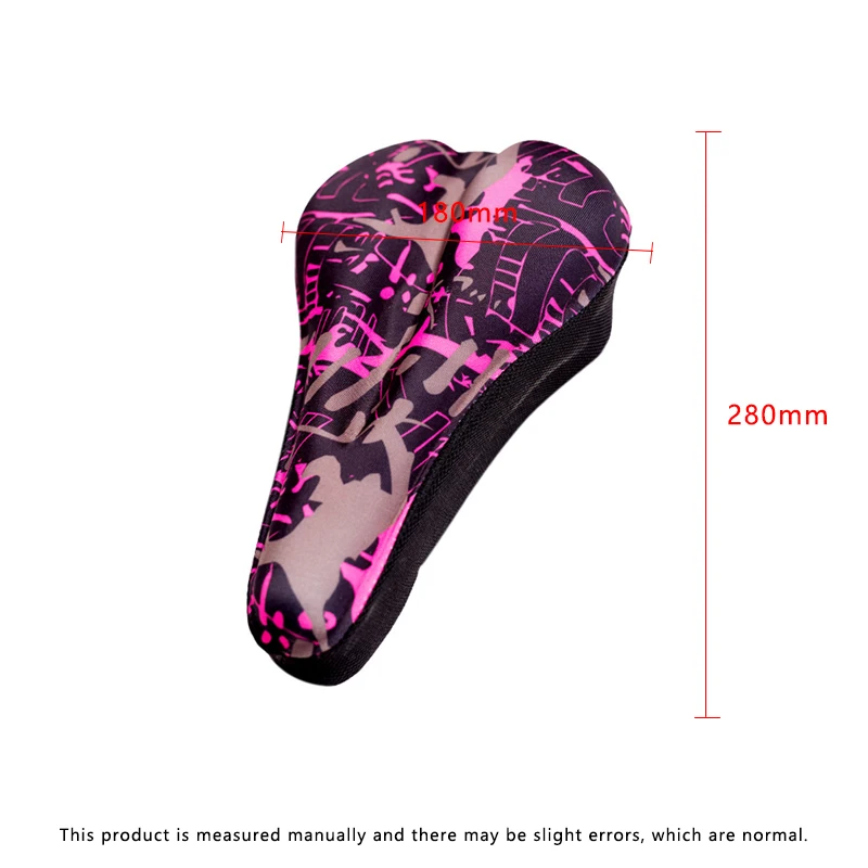 Bicycle Camouflage Saddle Pad Bicycle Super Soft Seat Cover Silicone Thickened  Saddle Seat Cushion Cover Bicycle Accessories