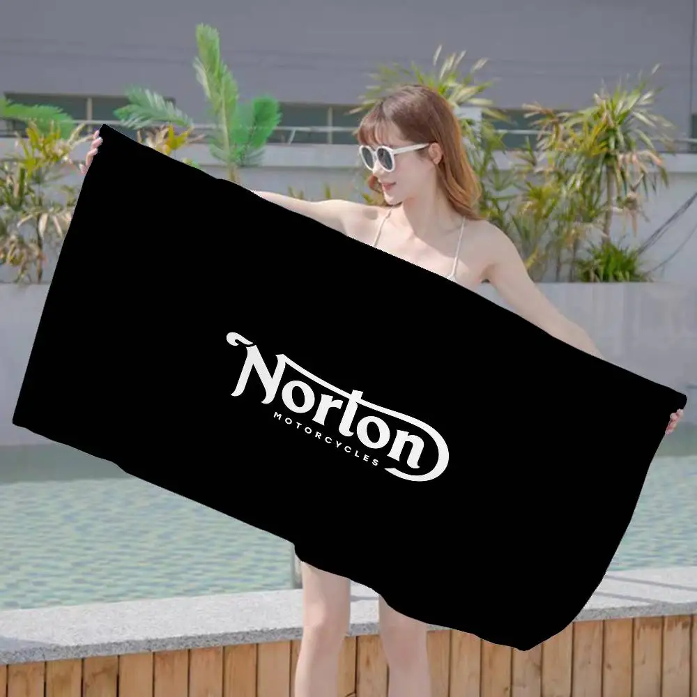 N-NORTONS دراجة نارية كبيرة ستوكات مناشف الشاطئ منشفة سريعة الجافة الرمال مناشف الشاطئ بركة منشفة للسفر حمام سباحة اليوغا