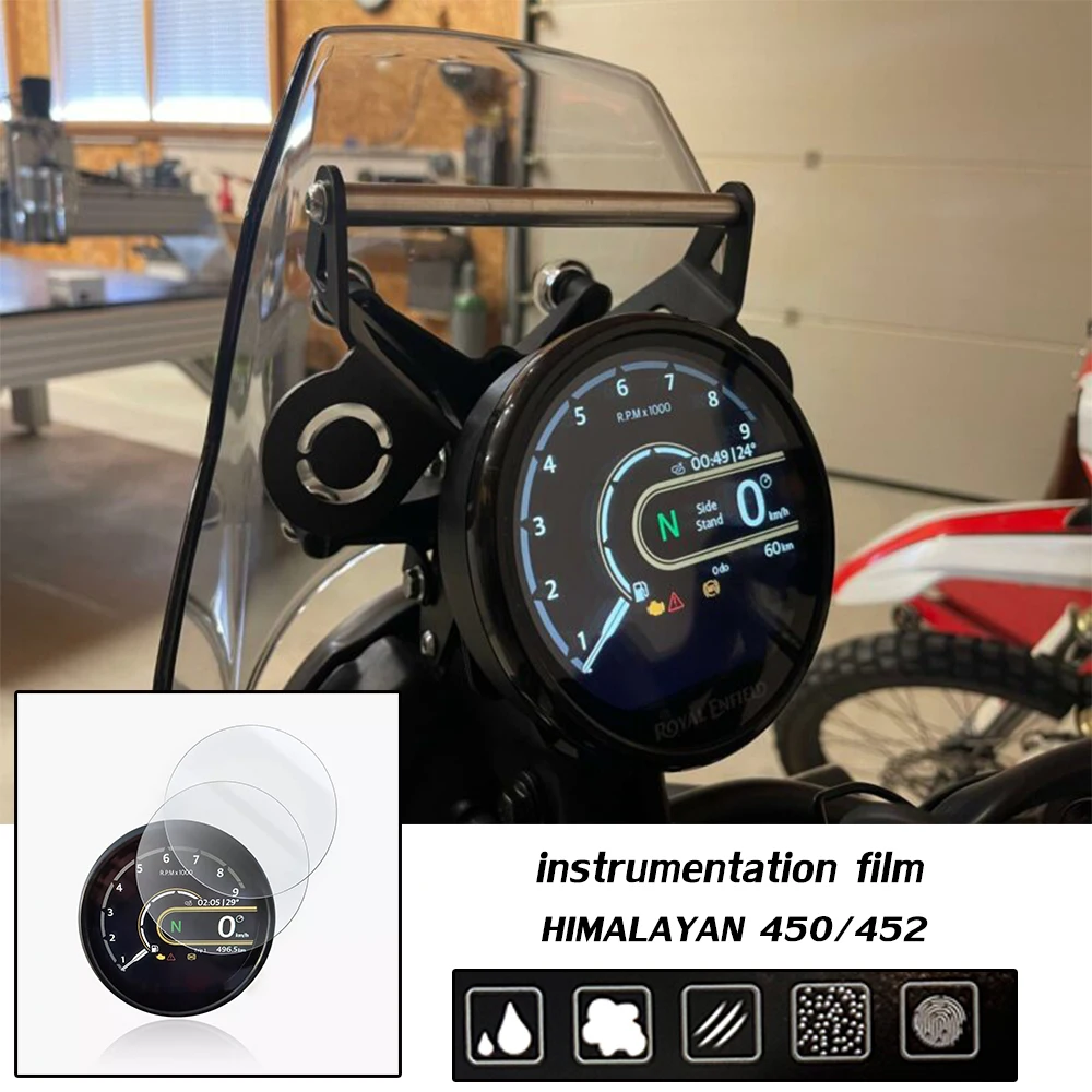 For Himalayan 450 himalayan450 2024 2025 Motorcycle Instrument Cluster Scratch Protection Film Dashboard Protector HIMALAYAN