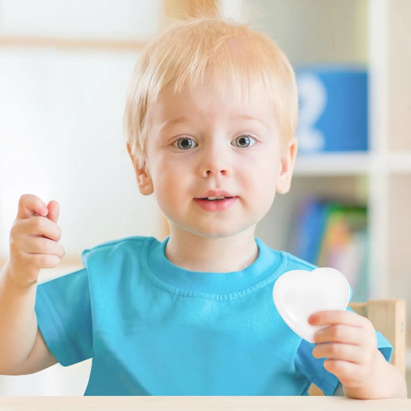 

3 Pcs Color Changing Heart Squeeze Toys Slow Rebound Love Tiny Kid Prizes Party Favors Stress Relief Toy