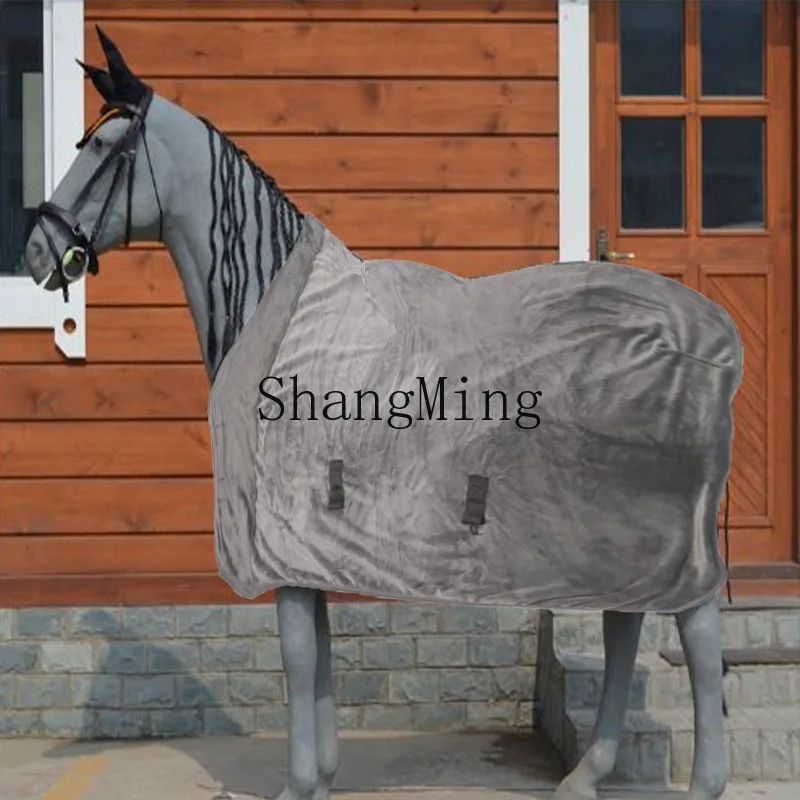 

SM Winter Warm Single Layer Fleece Equestrian Supplies Horse Blanket Vest Shawl Medium and Large Horses
