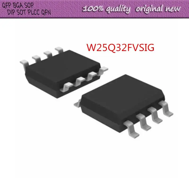 NEW    2PCS/LOT  W25Q32FVSIG W25Q W25Q32 W25Q32FVSIG W25Q32FVS1G  SOP-8