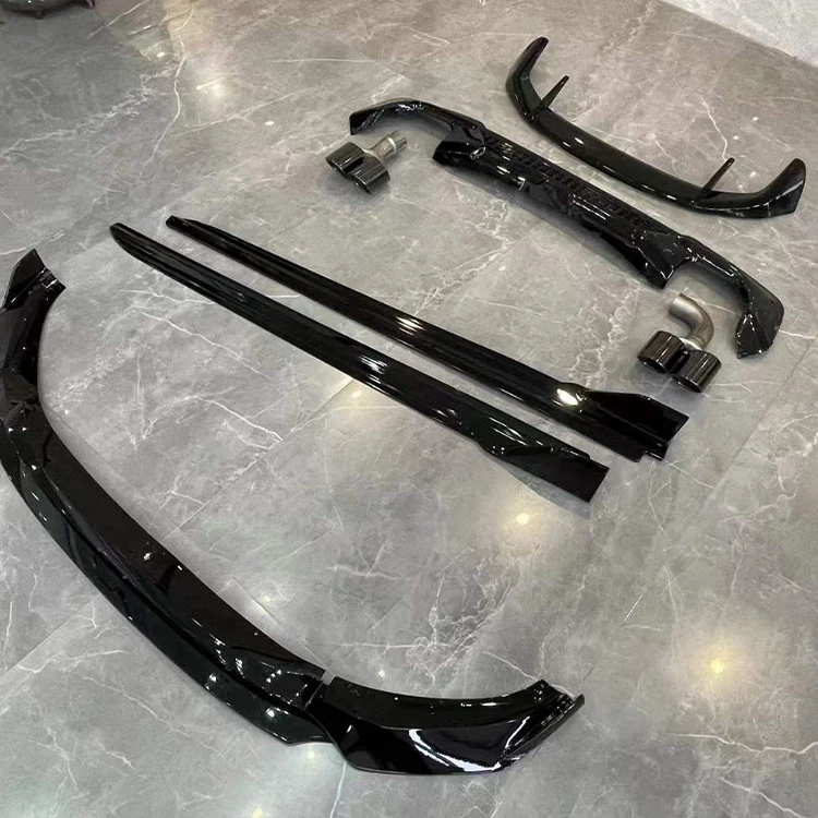 For X3 G01 Pre 201 Dream Garage Hot Selling M Pack Bodykit Splitter Diffuser Side Skirts M Performance Black Knight Aero Kit