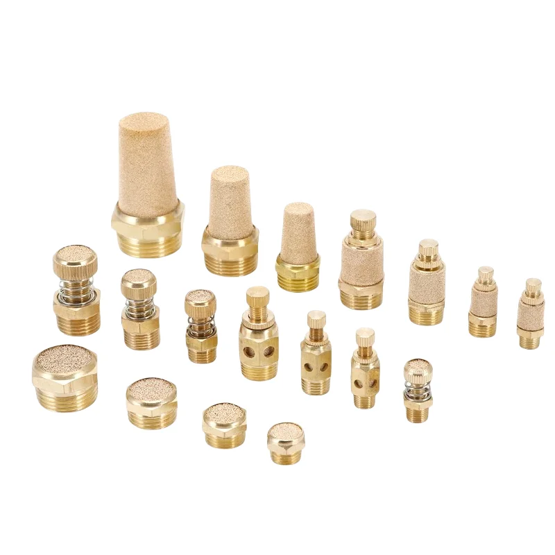 Pneumatic Brass Exhaust Muffler BSL M5 1/8\