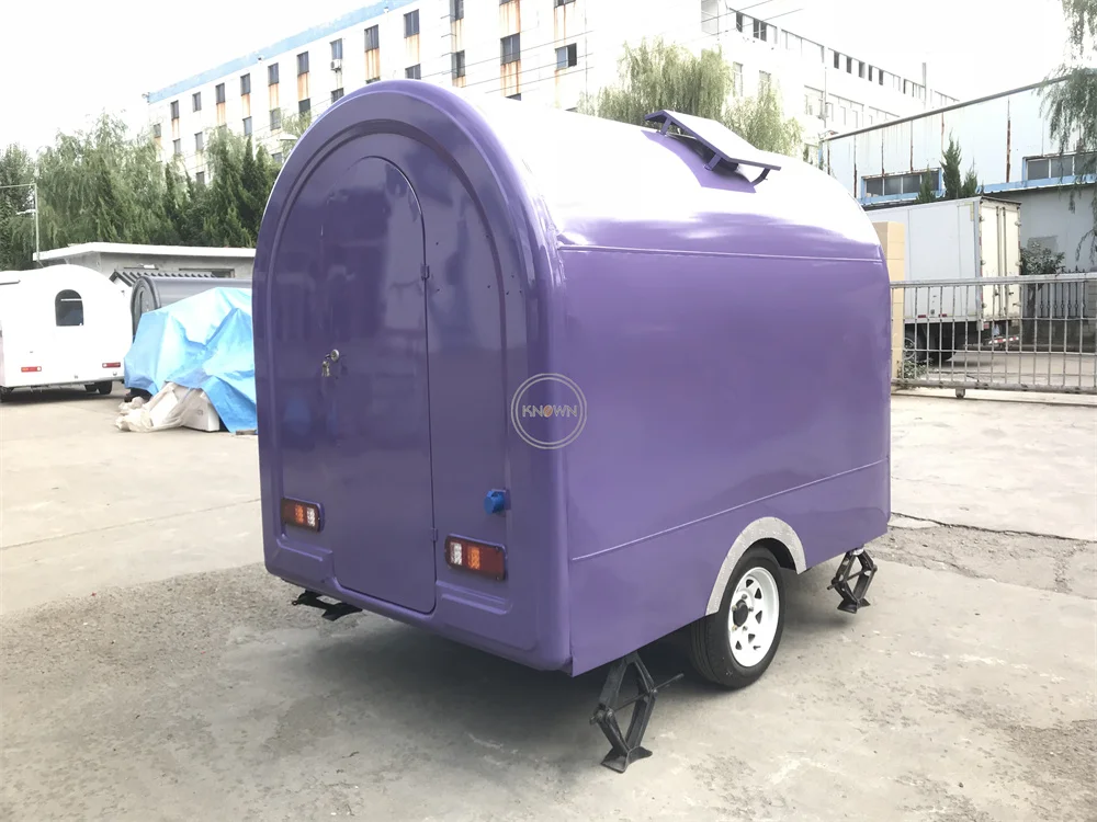Food Truck Van Snack Pizza Kiosk Custom Fully Kitchen Equipments Coffee Ice Cream Cart Concession Food Trailer