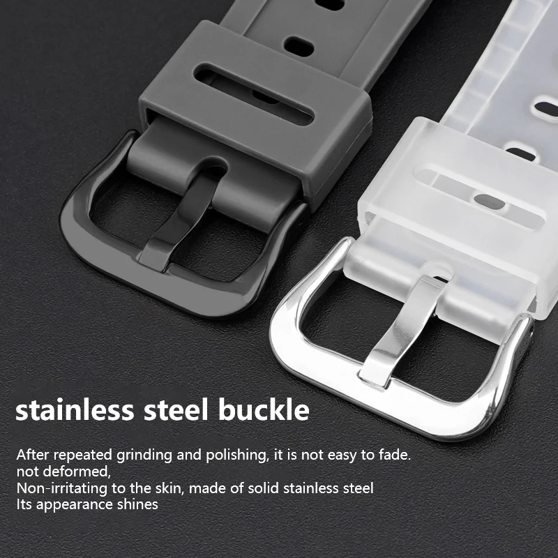 Silicone Band for DW5600/5000 Rubber Strap for Casio 9052 5600 6900 Series Sport Waterproof Replacement Band Accessories image 4