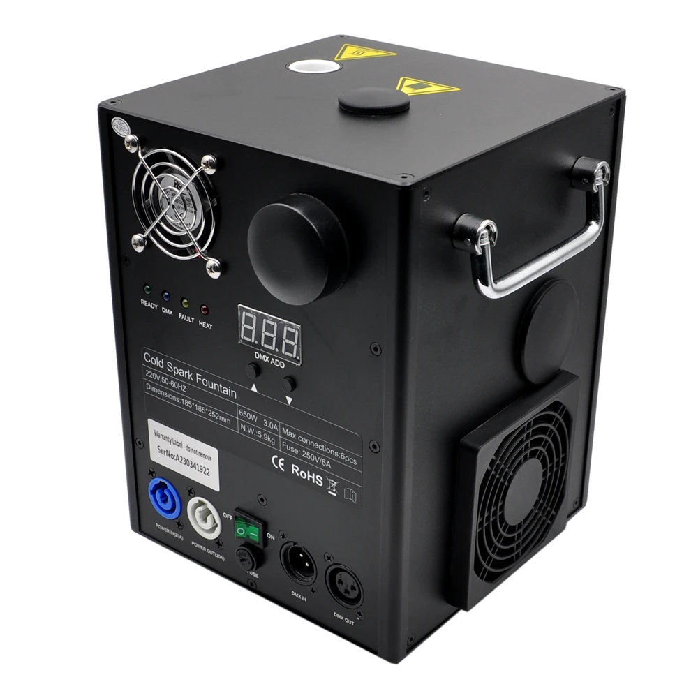 8 Pack Ti Powder Sparkular DMX Spark Machine Powder 5m Stage Cold Spark Machine Fireworks Dust MSDS Powder DJ Light Stage